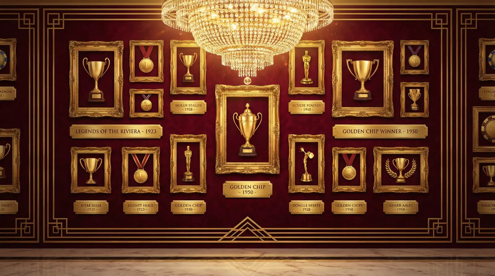 开元棋牌金殿德州名人堂荣誉墙